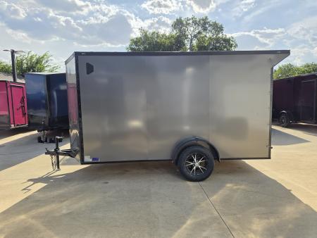 New 2026 New 6x12 SA Screwless Enclosed Trailer | Blackout |  Spoiler Package | .08 Exterior | 1174
