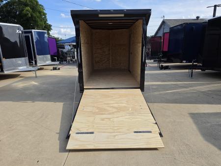 New 2026 New 6x12 SA Screwless Enclosed Trailer | Blackout |  Spoiler Package | .08 Exterior | 1174