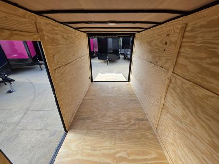 New 2026 New 6x12 SA Screwless Enclosed Trailer | Blackout |  Spoiler Package | .08 Exterior | 1174
