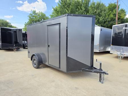 New 2026 New 6x12 SA Screwless Enclosed Trailer | Blackout | .08 Exterior | 1175