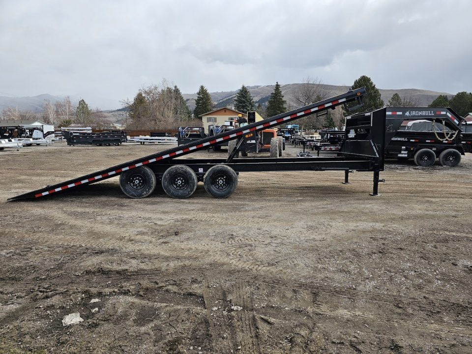 New 2027 Iron Bull 26' 21K Gooseneck Deckover Tilt Trailer