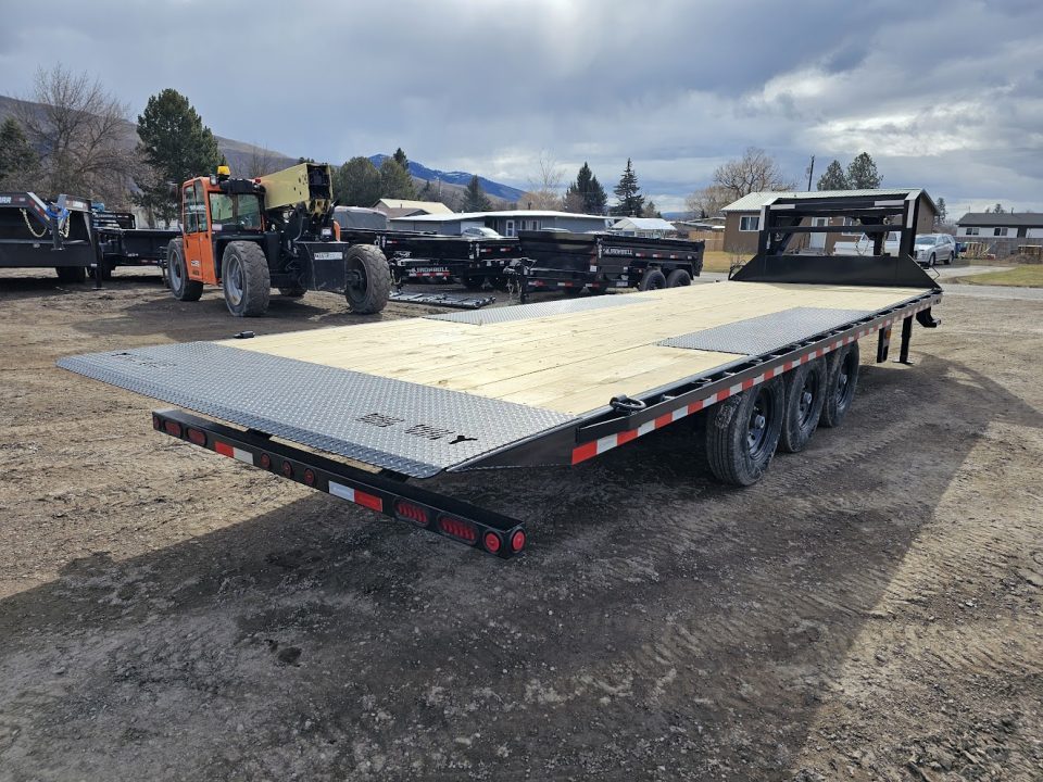 New 2027 Iron Bull 26' 21K Gooseneck Deckover Tilt Trailer