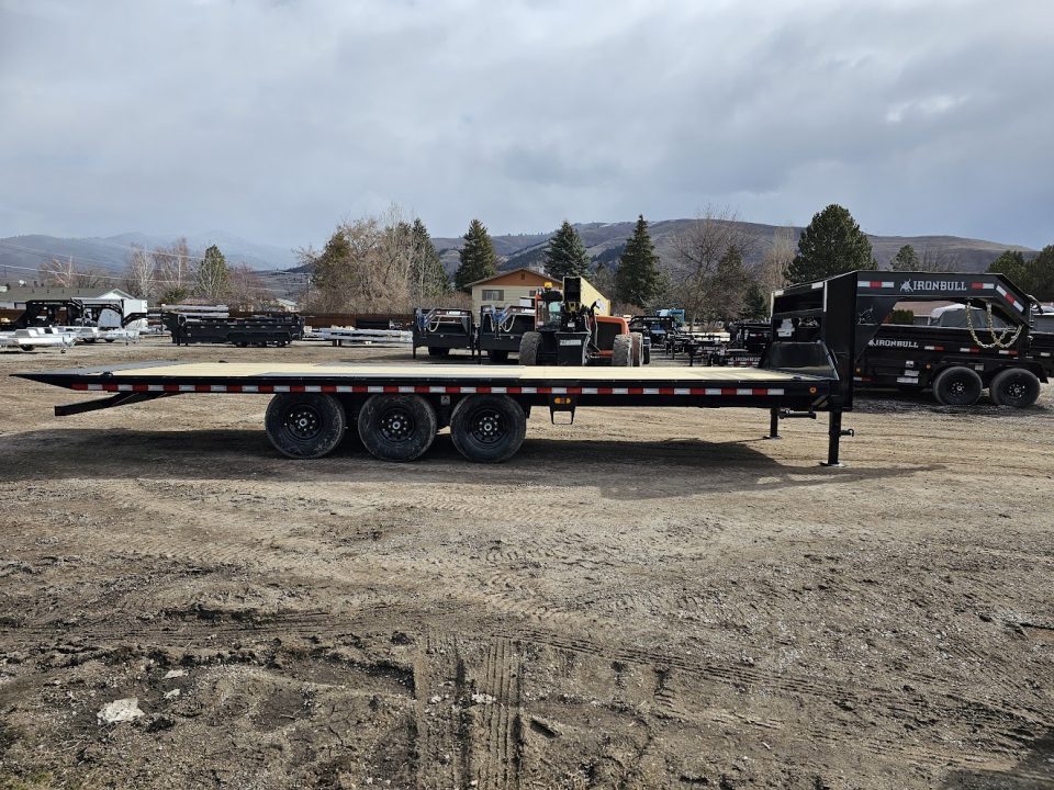 New 2027 Iron Bull 26' 21K Gooseneck Deckover Tilt Trailer