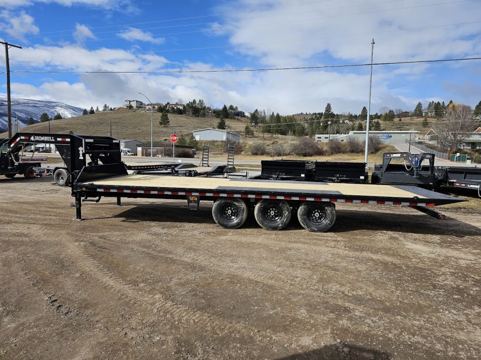 New 2027 Iron Bull 26' 21K Gooseneck Deckover Tilt Trailer