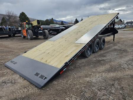New 2027 Iron Bull 26' 21K Gooseneck Deckover Tilt Trailer