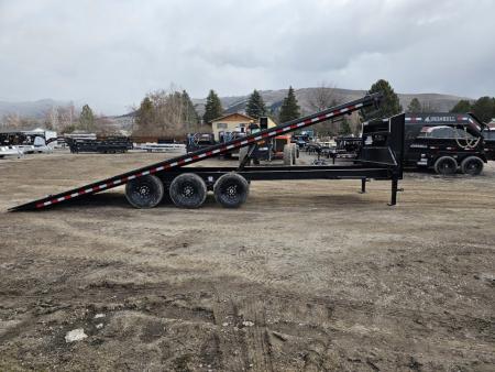 New 2027 Iron Bull 26' 21K Gooseneck Deckover Tilt Trailer