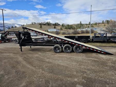 New 2027 Iron Bull 26' 21K Gooseneck Deckover Tilt Trailer