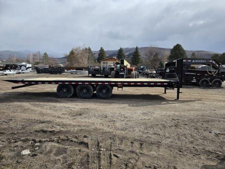 New 2027 Iron Bull 26' 21K Gooseneck Deckover Tilt Trailer