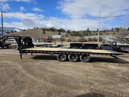 New 2027 Iron Bull 26' 21K Gooseneck Deckover Tilt Trailer