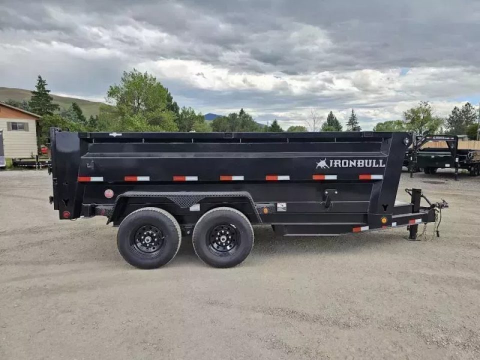 New 2027 Iron Bull 7x14 15k Dump Trailer w/ 36" Sides