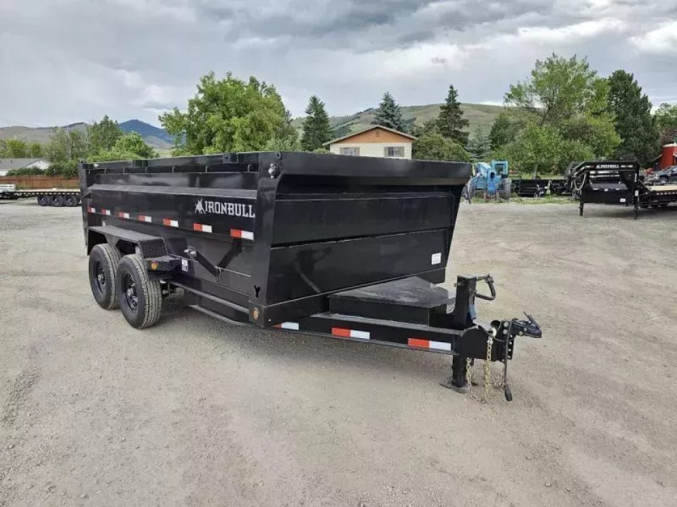 New 2027 Iron Bull 7x14 15k Dump Trailer w/ 36" Sides