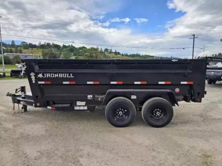 New 2027 Iron Bull 7x14 15k Dump Trailer w/ 36" Sides