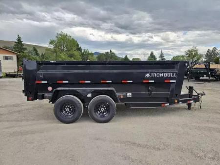 New 2027 Iron Bull 7x14 15k Dump Trailer w/ 36" Sides