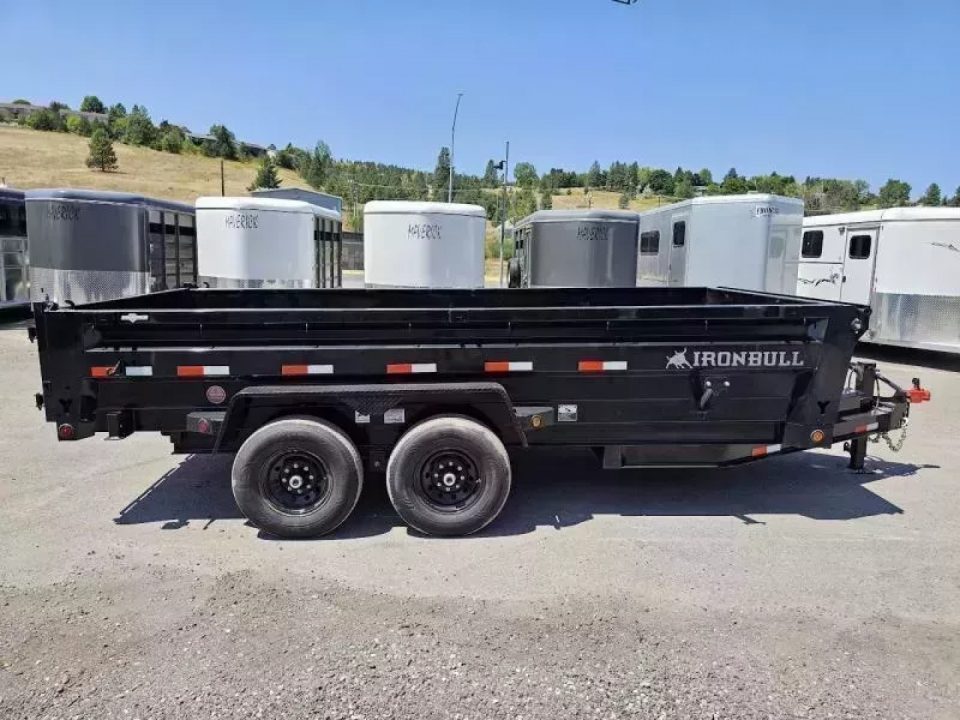 New 2027 Iron Bull 7x16 15k Dump Trailer