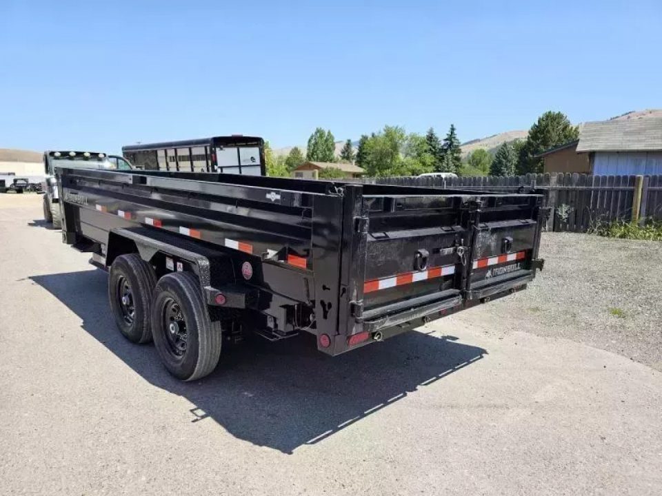 New 2027 Iron Bull 7x16 15k Dump Trailer