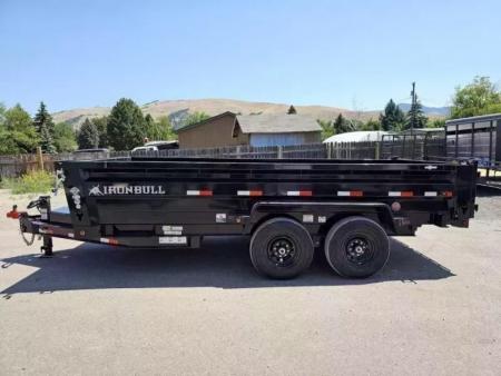 New 2027 Iron Bull 7x16 15k Dump Trailer