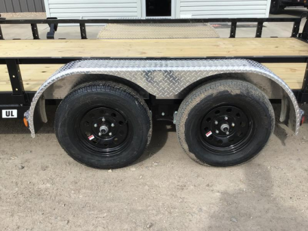 New 2027 PJ 83"x16' Tandem Axle Utility Trailer - UL