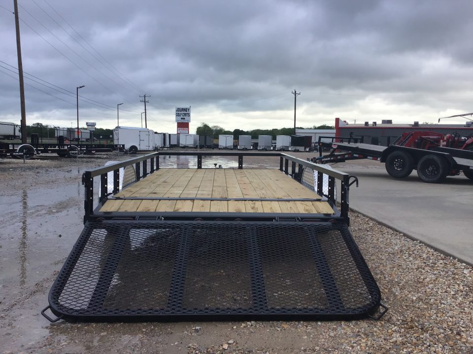 New 2027 PJ 77"x12' Single Axle Utility Trailer - U7