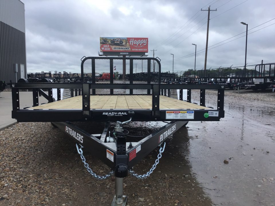 New 2027 PJ 77"x12' Single Axle Utility Trailer - U7