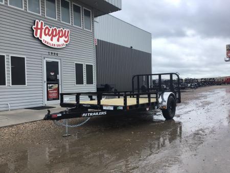 New 2027 PJ 77 x12' Single Axle Utility Trailer - U7