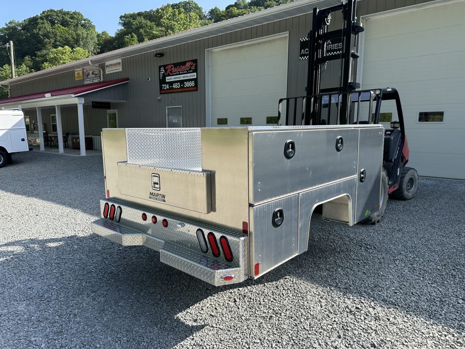 New Martin Truck Bodies Aluminum PACKOUT SSB Service Body 8' SRW