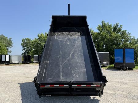 New 2026 H&H Trailers 83X16 Dump Trailer 16K GVWR Telescopic Lift