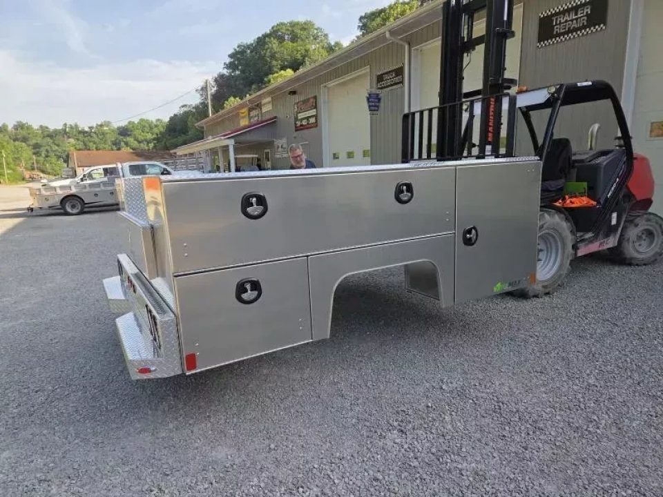 New Martin Truck Bodies Aluminum SSB Service Body DRW 60" CA Cab and Chassis
