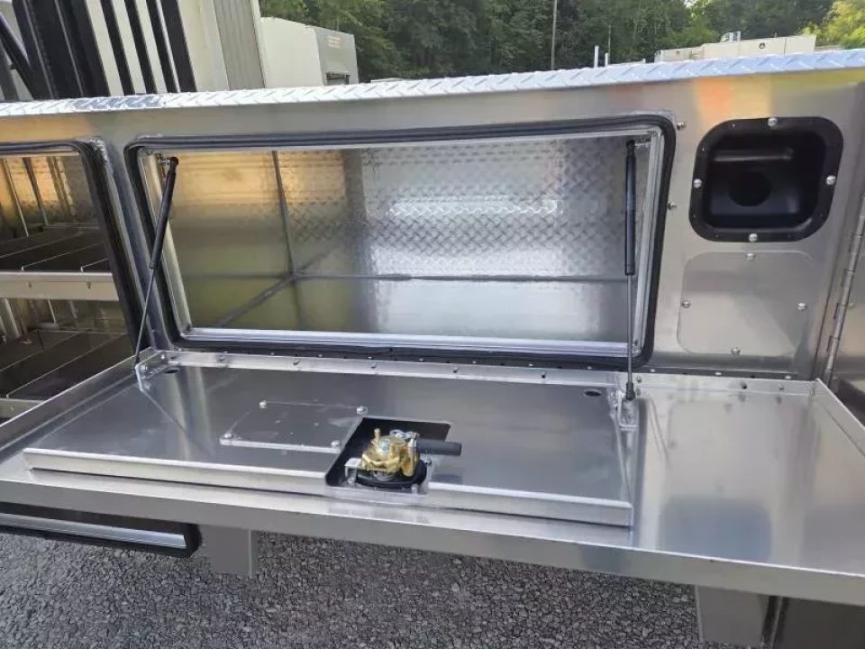 New Martin Truck Bodies Aluminum SSB Service Body DRW 60" CA Cab and Chassis