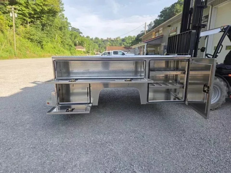 New Martin Truck Bodies Aluminum SSB Service Body DRW 60" CA Cab and Chassis