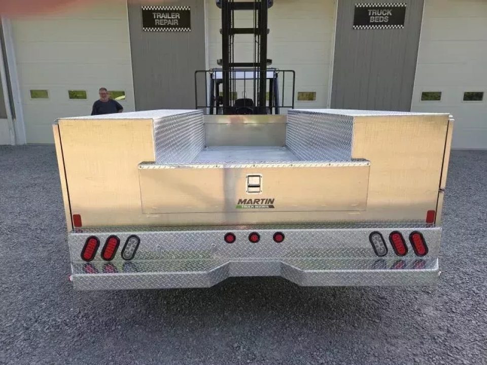 New Martin Truck Bodies Aluminum SSB Service Body DRW 60" CA Cab and Chassis