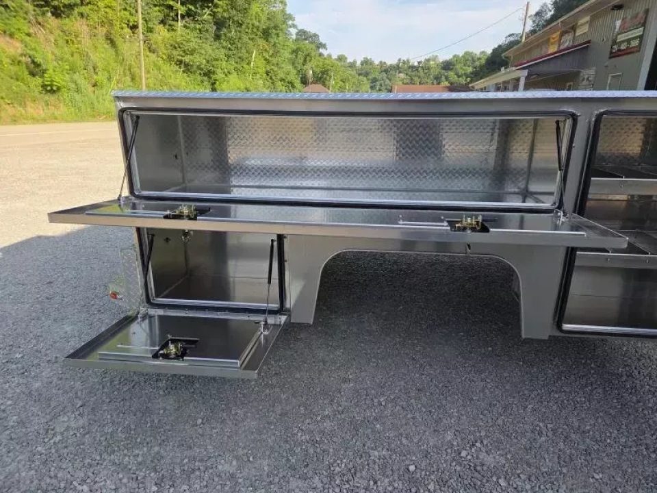 New Martin Truck Bodies Aluminum SSB Service Body DRW 60" CA Cab and Chassis