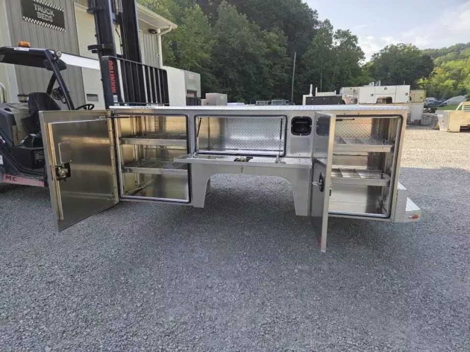 New Martin Truck Bodies Aluminum SSB Service Body DRW 60" CA Cab and Chassis