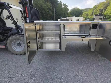 New Martin Truck Bodies Aluminum SSB Service Body DRW 60" CA Cab and Chassis