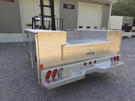 New Martin Truck Bodies Aluminum SSB Service Body DRW 60" CA Cab and Chassis