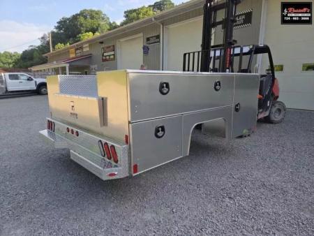 New Martin Truck Bodies Aluminum SSB Service Body DRW 60  CA Cab and Chassis