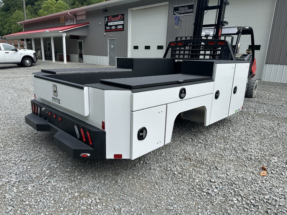 New Martin Truck Bodies Aluminum Gooseneck Service Body DRW 84" CA Cab and Chassis SMOOTH APPEARANCE Gooseneck Bodies