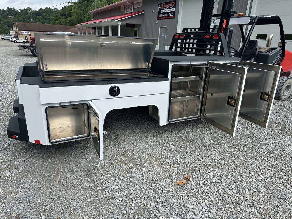 New Martin Truck Bodies Aluminum Gooseneck Service Body DRW 84" CA Cab and Chassis SMOOTH APPEARANCE Gooseneck Bodies