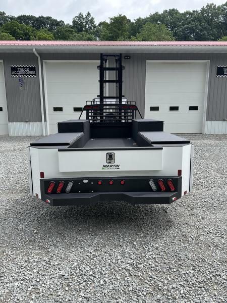 New Martin Truck Bodies Aluminum Gooseneck Service Body DRW 84" CA Cab and Chassis SMOOTH APPEARANCE Gooseneck Bodies