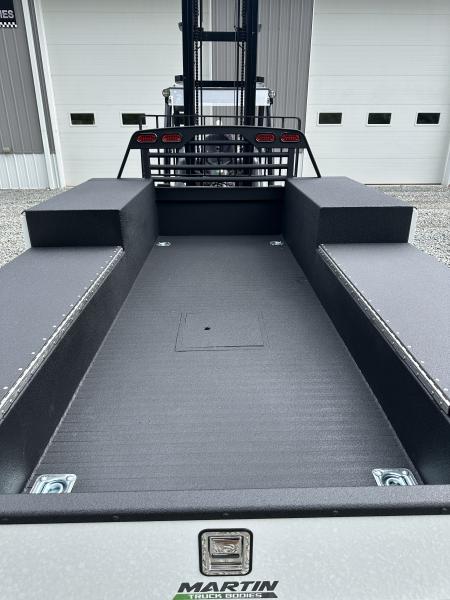 New Martin Truck Bodies Aluminum Gooseneck Service Body DRW 84" CA Cab and Chassis SMOOTH APPEARANCE Gooseneck Bodies