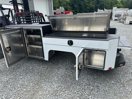 New Martin Truck Bodies Aluminum Gooseneck Service Body DRW 84" CA Cab and Chassis SMOOTH APPEARANCE Gooseneck Bodies