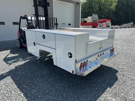 New Martin Truck Bodies Aluminum SSB Service Body DRW 60  CA Cab and Chassis Oxford White