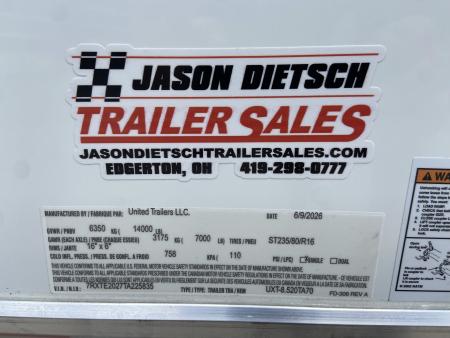 New United UXT-8.5x16 Cargo Enclosed Trailer