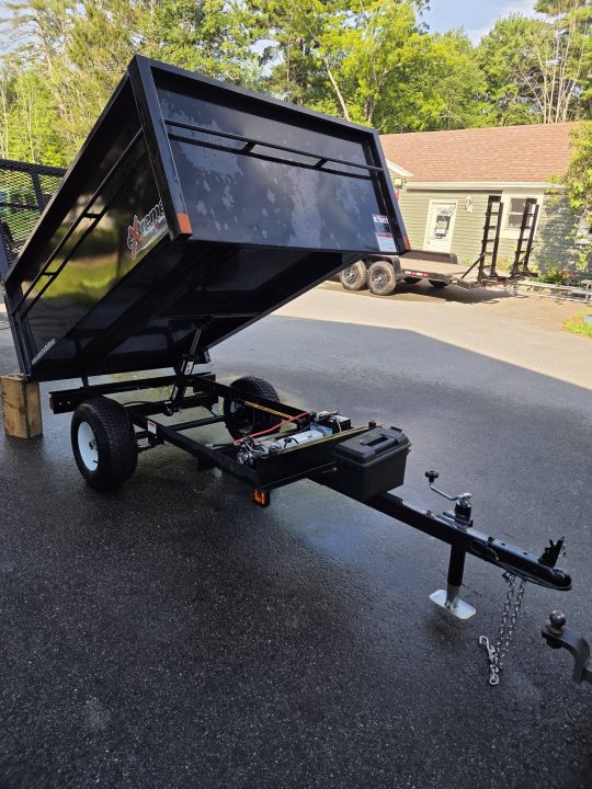 New 2026 Extreme Road & Trail XT224 4x7 dump trailer with landscaping gate Dump Trailer