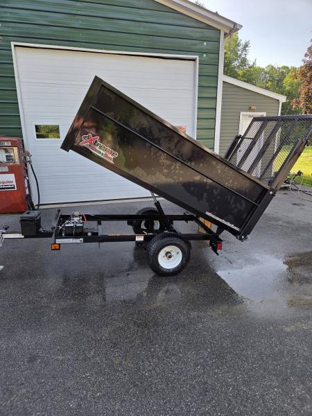 New 2026 Extreme Road & Trail XT224 4x7 dump trailer with landscaping gate Dump Trailer