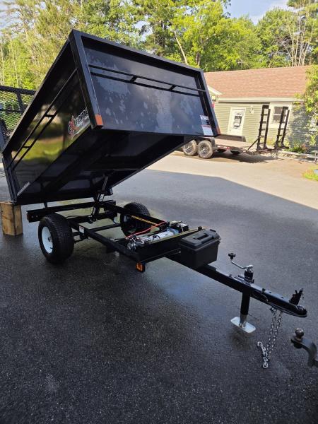 New 2026 Extreme Road & Trail XT224 4x7 dump trailer with landscaping gate Dump Trailer