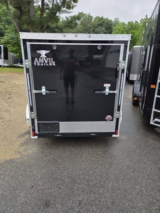 New 2026 Anvil 5x8 cargo trailer rear ramp with side door Cargo / Enclosed Trailer