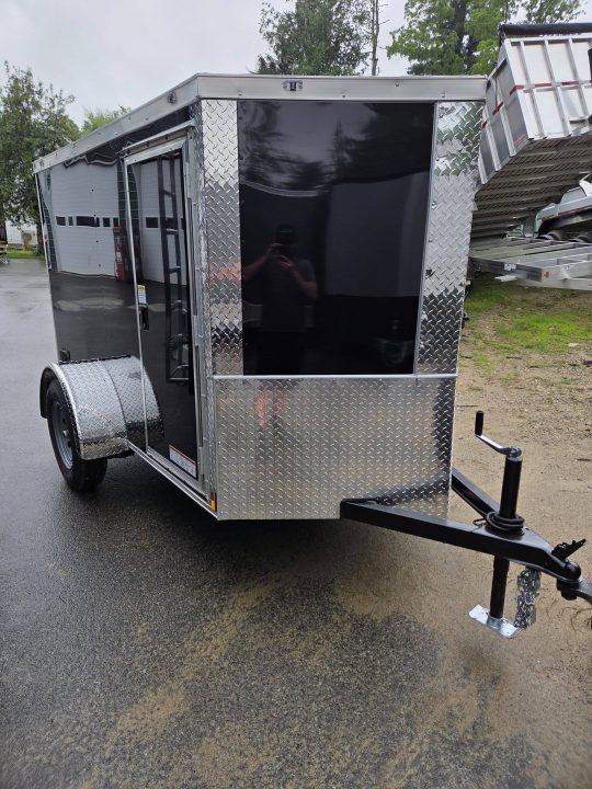 New 2026 Anvil 5x8 cargo trailer rear ramp with side door Cargo / Enclosed Trailer