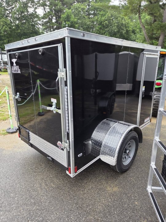 New 2026 Anvil 5x8 cargo trailer rear ramp with side door Cargo / Enclosed Trailer