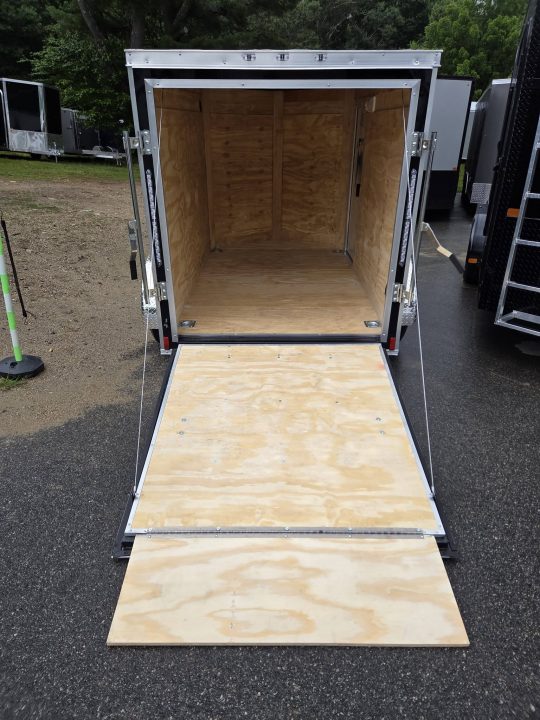 New 2026 Anvil 5x8 cargo trailer rear ramp with side door Cargo / Enclosed Trailer