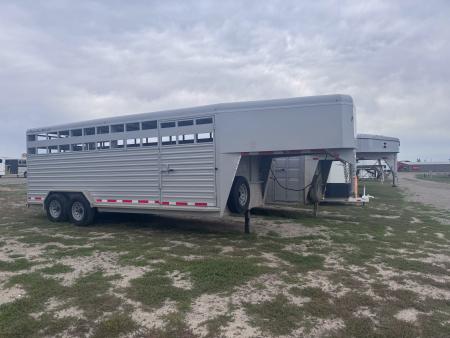 Used 2022 Trails West 20' Hotshot GN Stock Trailer